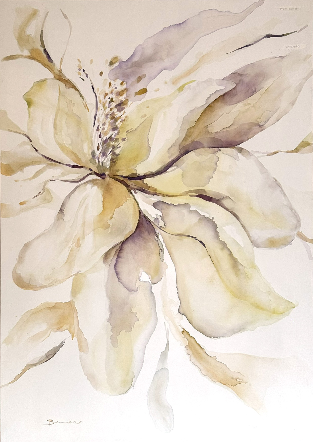 Free-flowing floral watercolour — Libre by Brenda Rodríguez